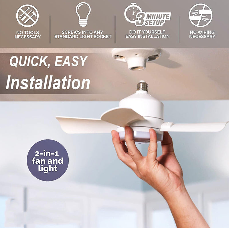 Ceiling Fan Light With Remote Control