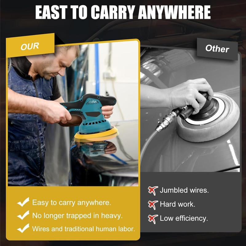 8-Speed Cordless Car Polishing Machine