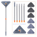 Long-handled wall cleaning mop