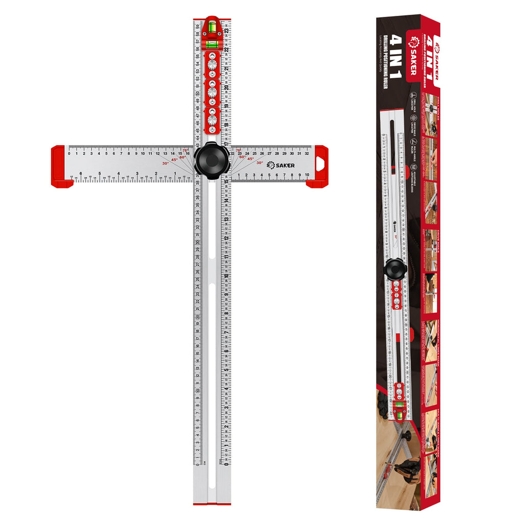 ® Accurate Hole Position Marker - ® 4 in 1 Drilling Positioning Ruler