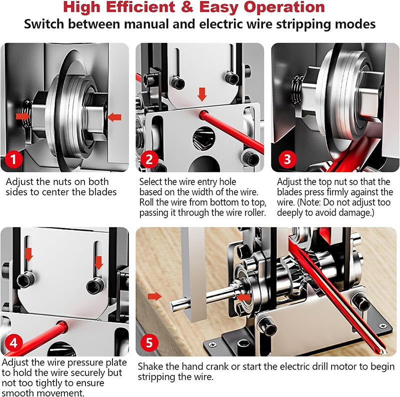 Iron Frame Wire Stripping Machine