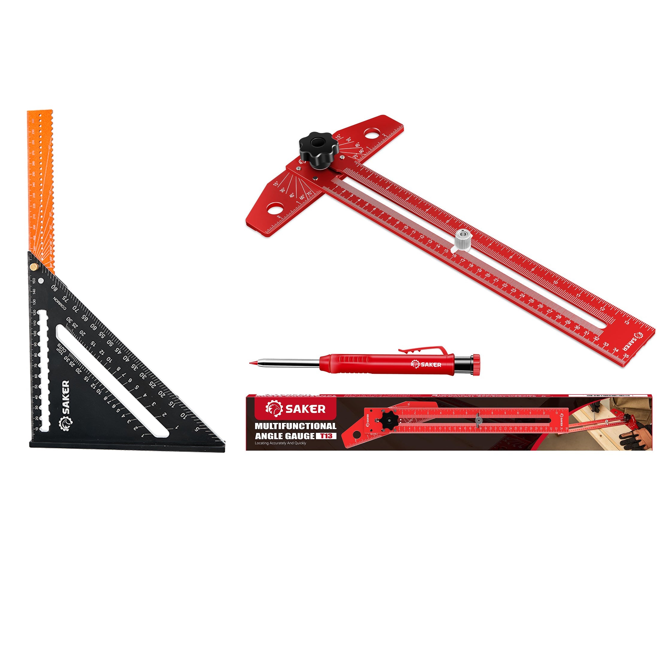 Woodworking Scriber Marking Line Ruler