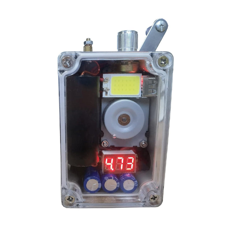 Hand Crank Flashlight Emergency Charger