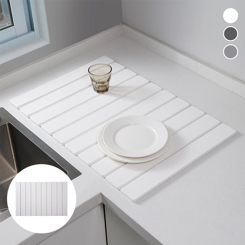 Collapsible Diatomaceous Dish Drying Mat