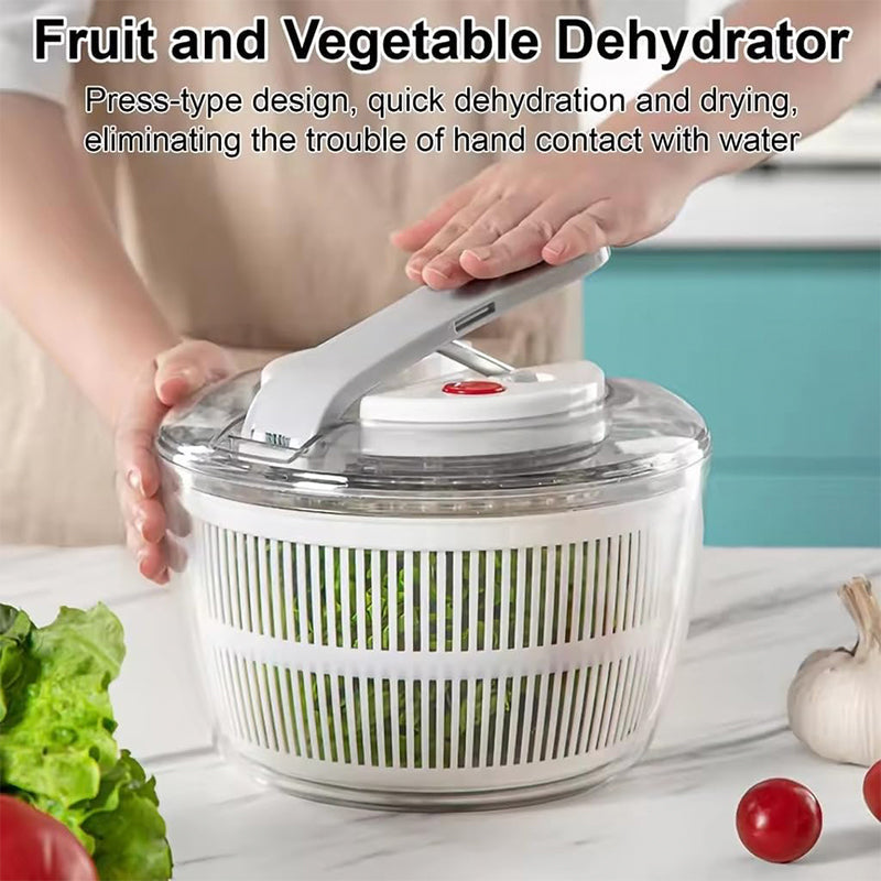 Effortless Salad Spinner With Colander