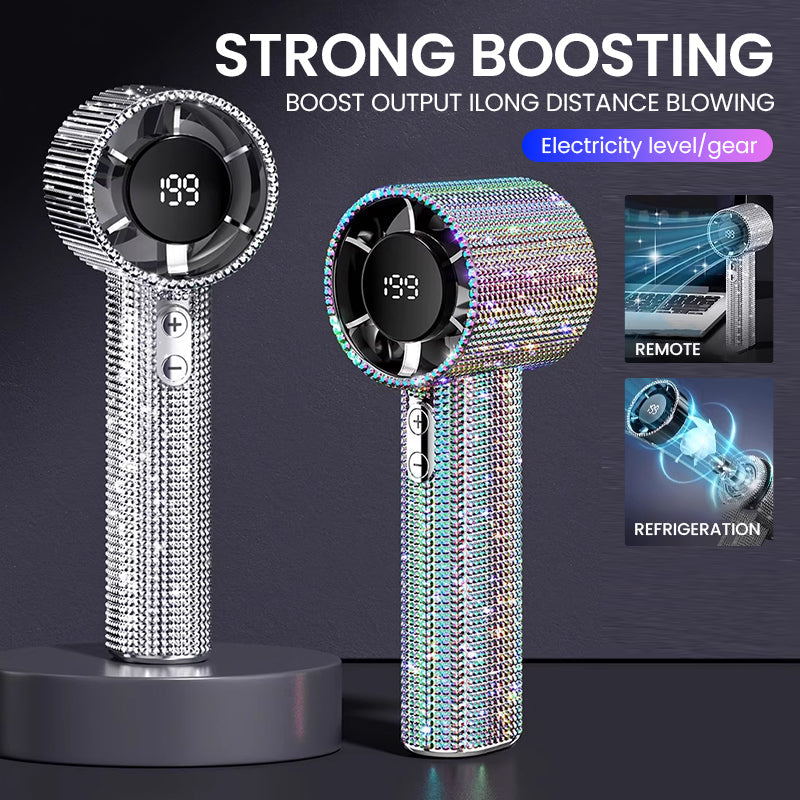 Luxury Rechargeable Handheld Turbo Fan