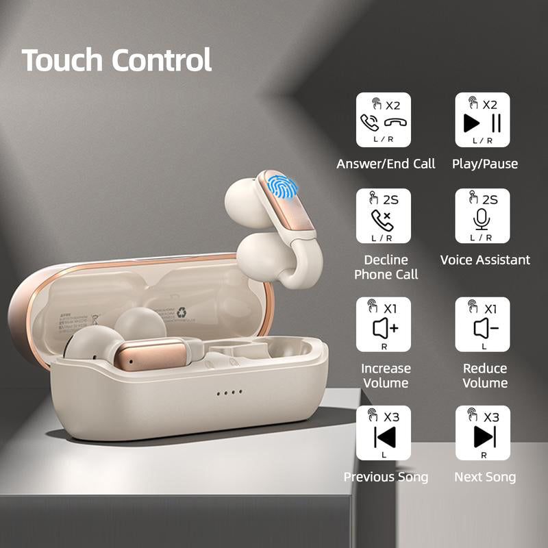 Clip On Open Ear Earbuds