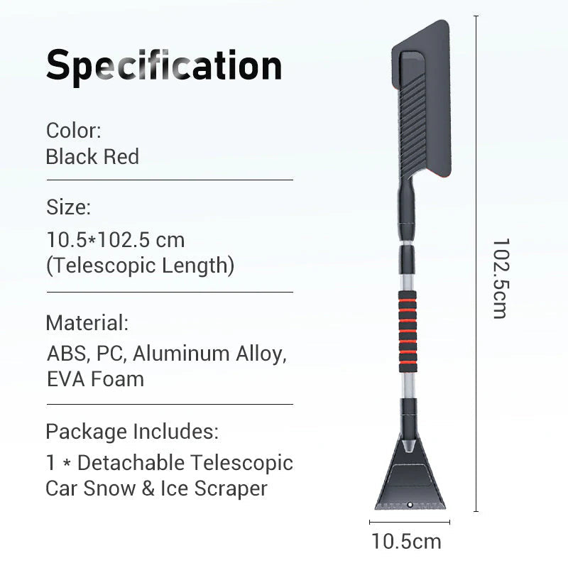 Extendable Car Snow And Ice Scraper