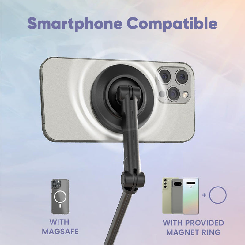 Automatic Magnetic Phone Tripod Stick Stand