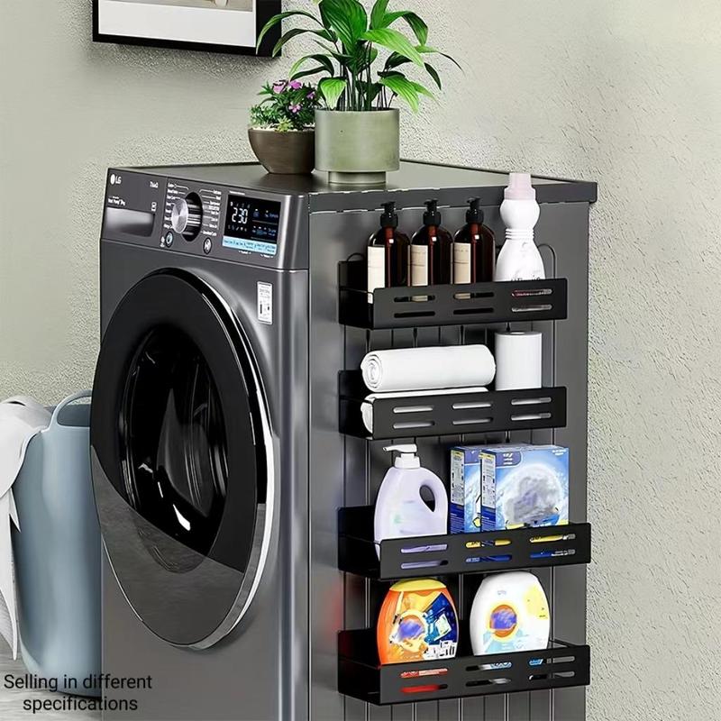 Moveable Magnetic Refrigerator Storage Rack
