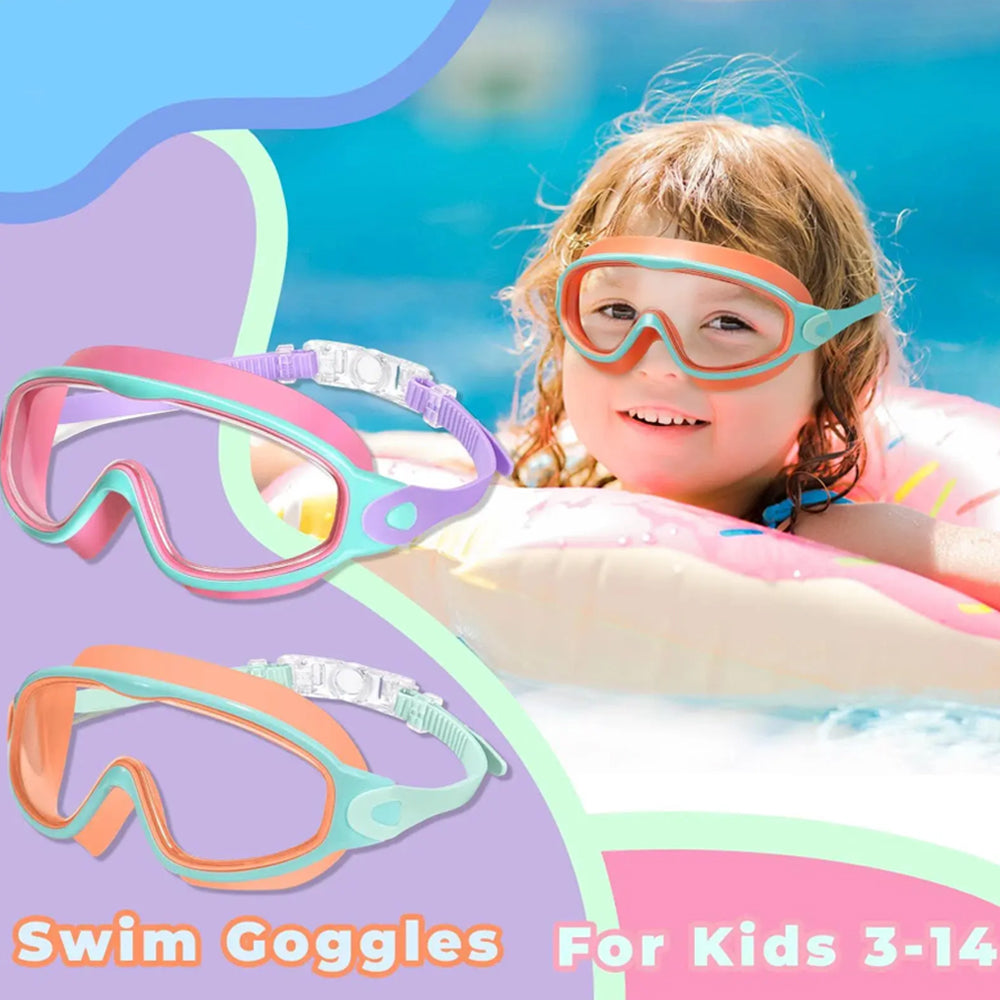 Kids Swimming Goggles Set
