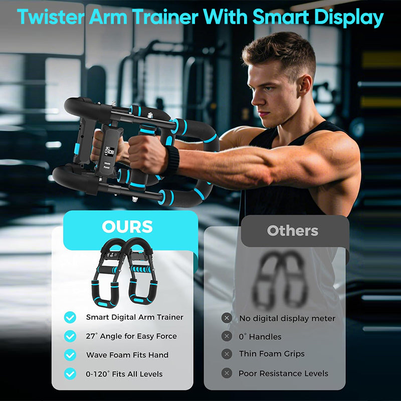 Adjustable Resistance Arm Trainer for Home Gym