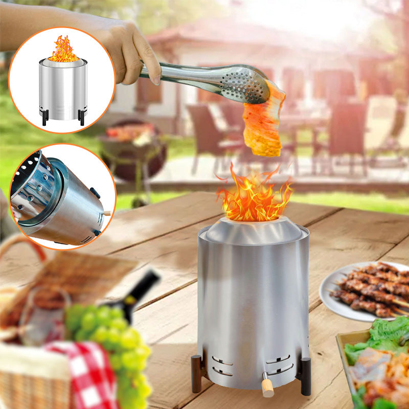 Tabletop Stainless Steel Fire Pit