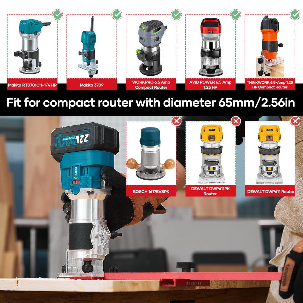 Robust Woodworking Bracket for Milling Tasks - ® 4 in 1 Router Milling Groove Bracket