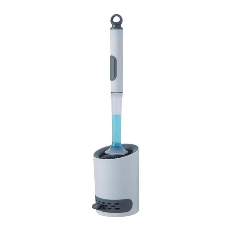 Silicone Toilet Bowl Cleaning Brush Set