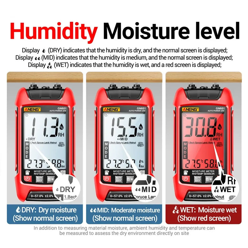 Rechargeable Pinless Moisture Detector