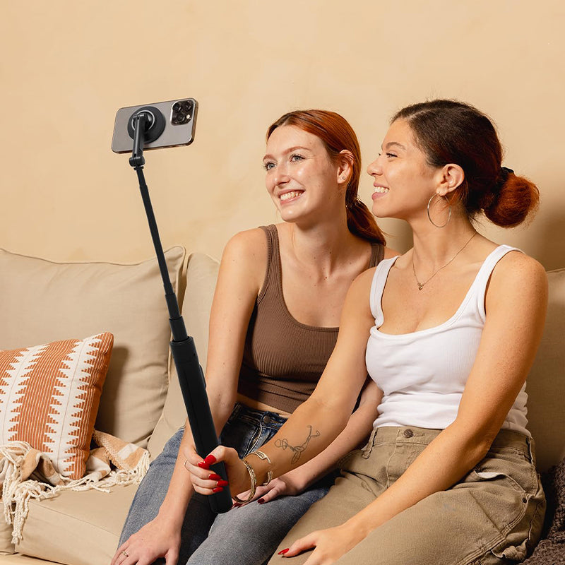 Automatic Magnetic Phone Tripod Stick Stand
