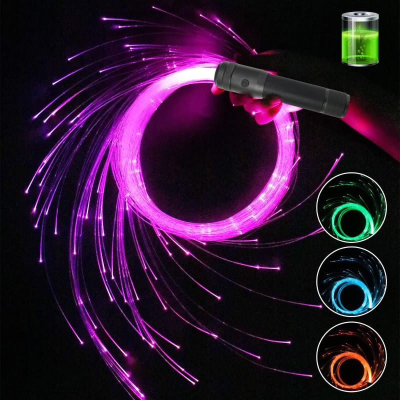Fiber Optic Dance Whip Lights