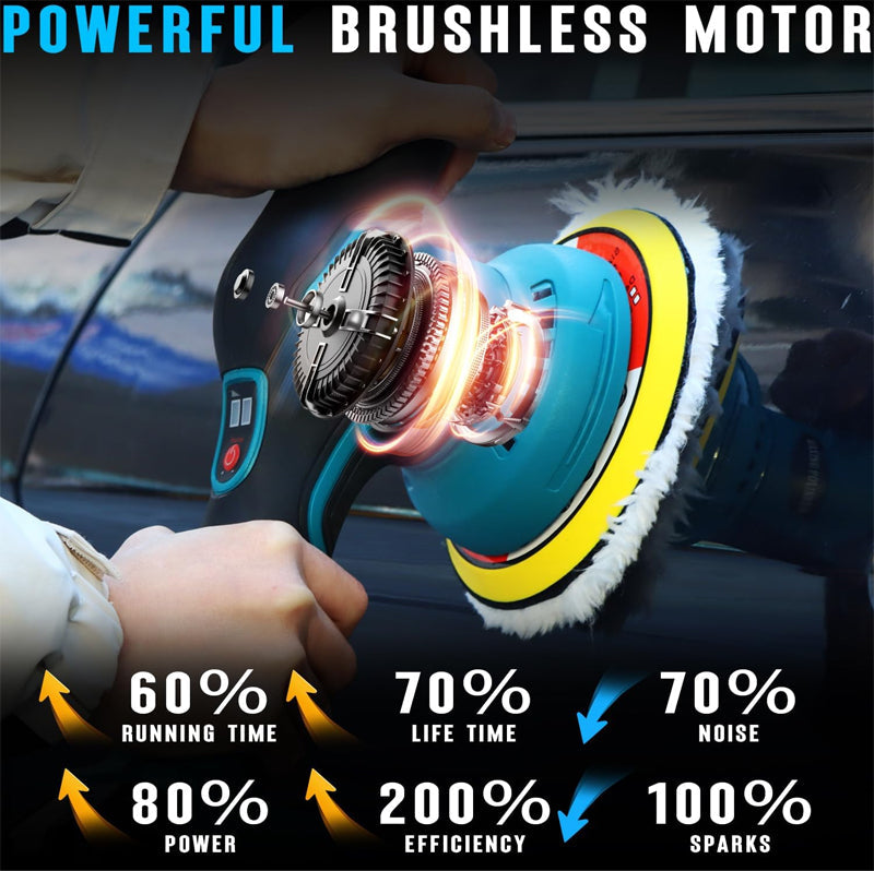8-Speed Cordless Car Polishing Machine