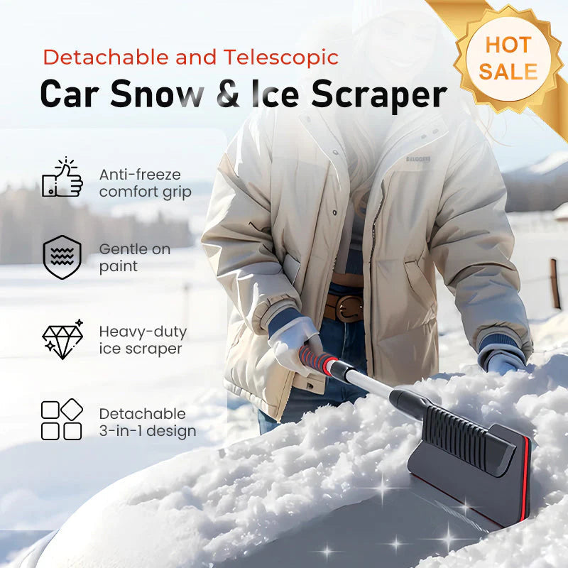Extendable Car Snow And Ice Scraper