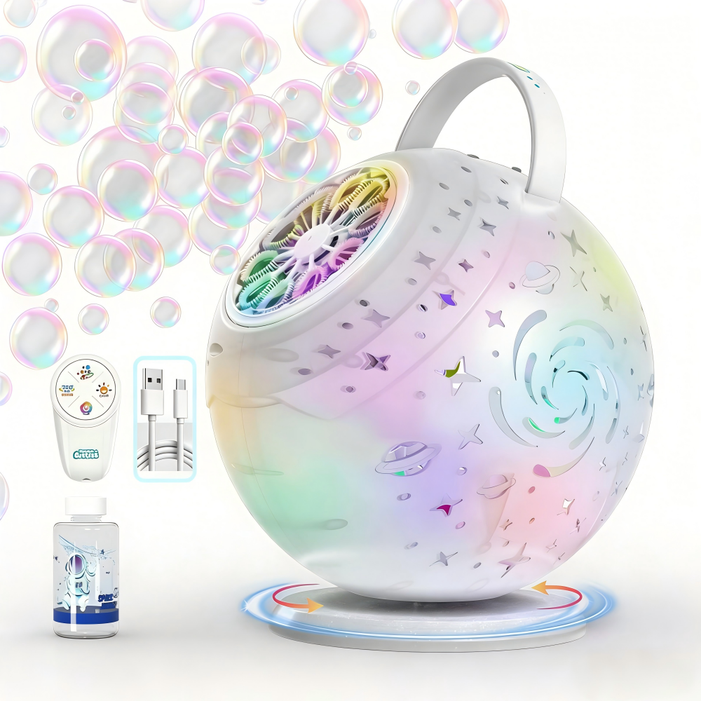 Rotating Galaxy Bubble Machine