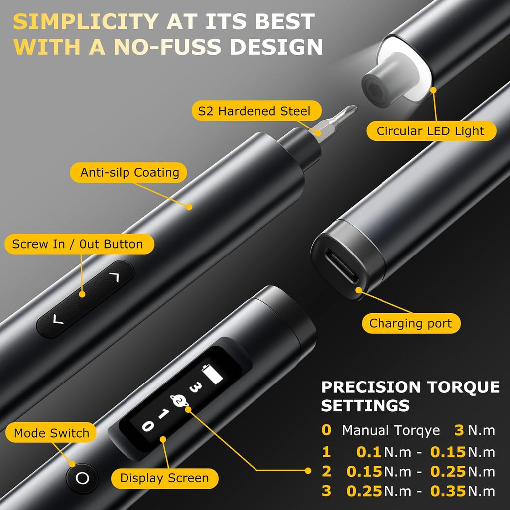 57-in-1 Magnetic Bits Precision Screwdriver Set