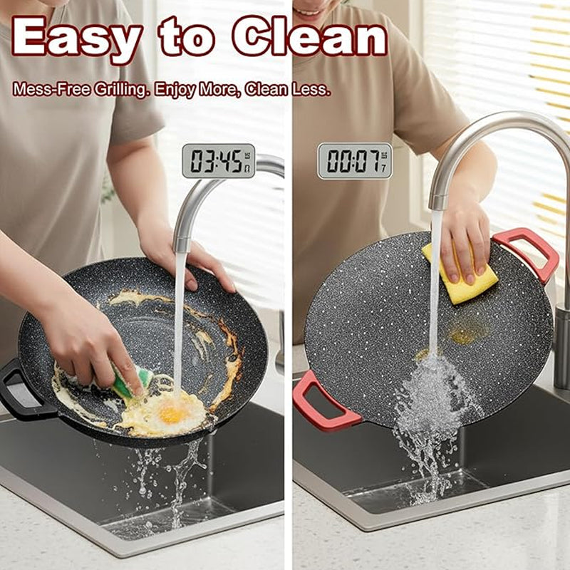 Electric Smokeless Indoor Griddle Grill