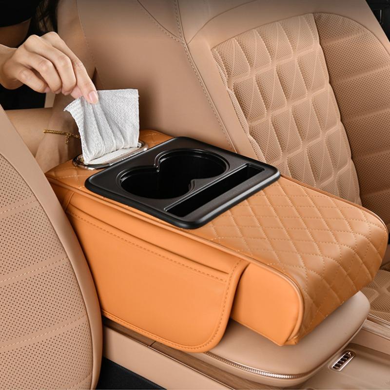 Multifunctional car armrest box pad