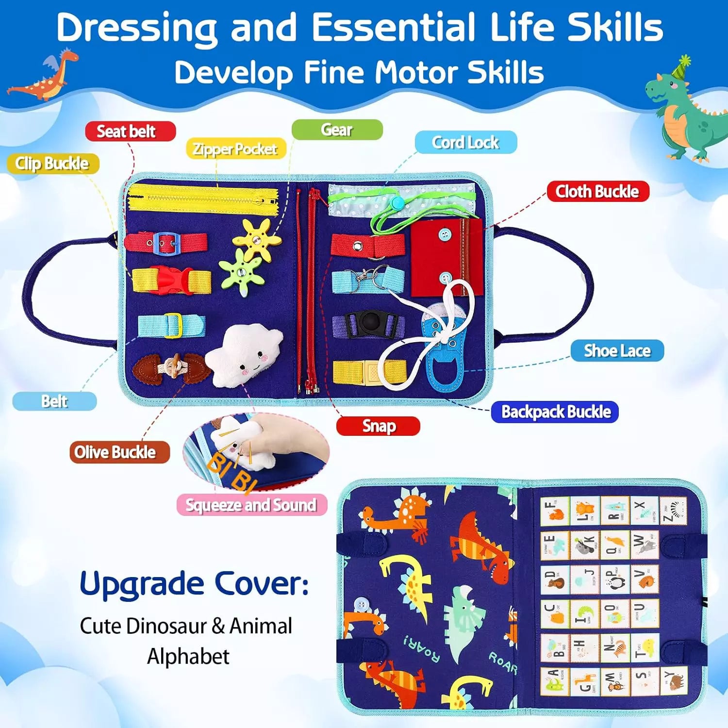 Toddler Montessori Busy Board
