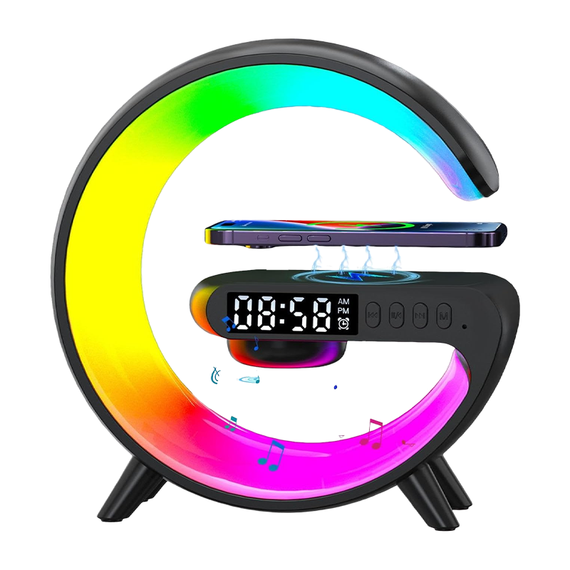 G-shaped Led Wireless Charging Speaker