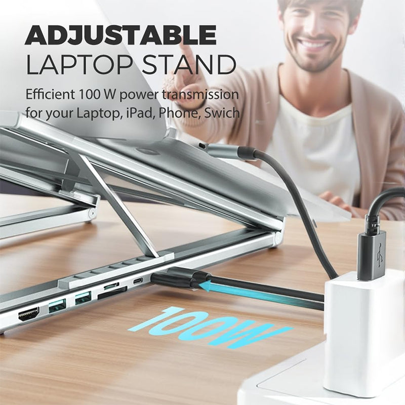 8-in-1 USB-C Laptop Docking Station