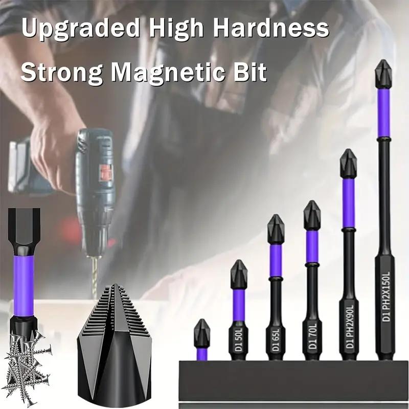 ® 6 pieces Magnetic Shockproof Batch Bits