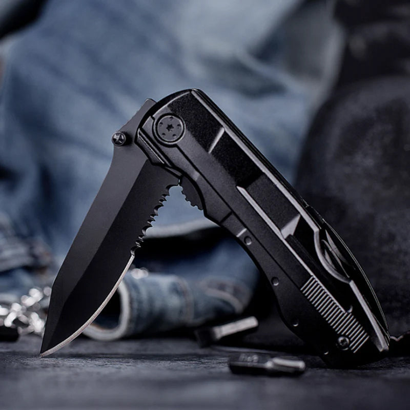 6 in 1 Stainless Steel Pocket Knife Pliers