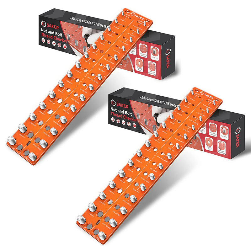 Universal Thread Identifier Tool - ® Nut and Bolt Thread Checker