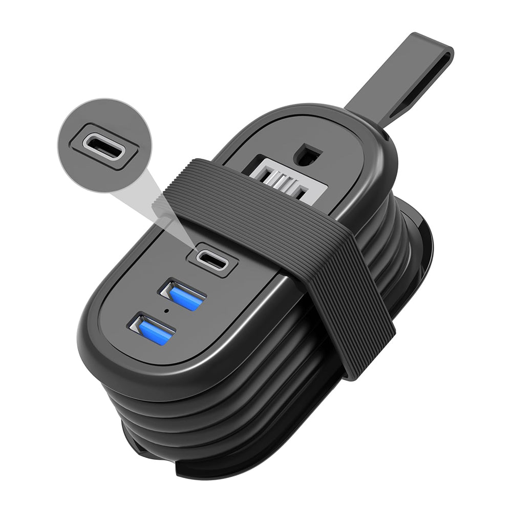 Travel Power Strip With USB Ports