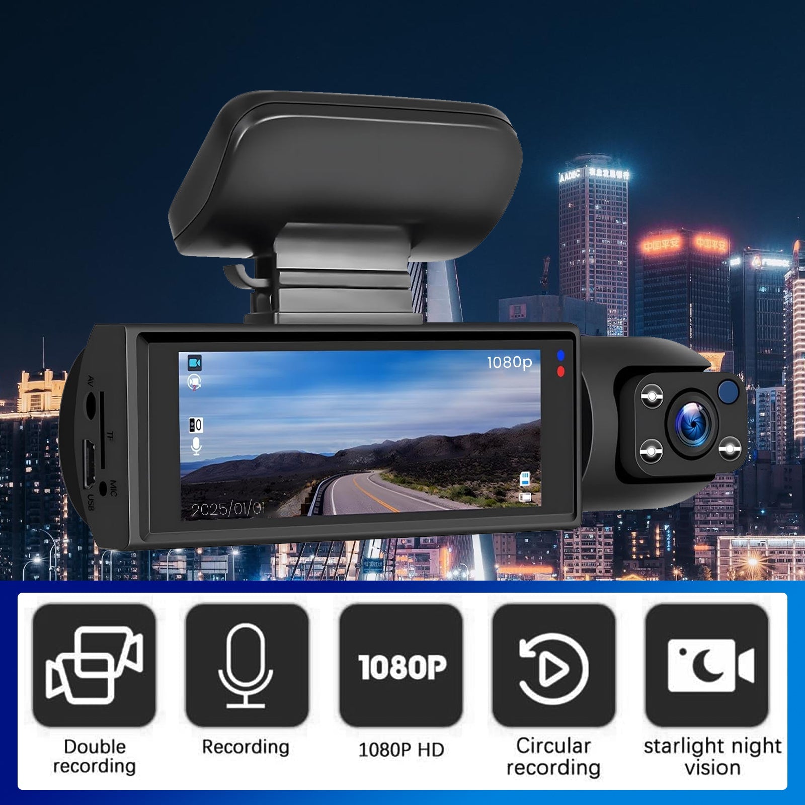 Front & Rear Dashcam