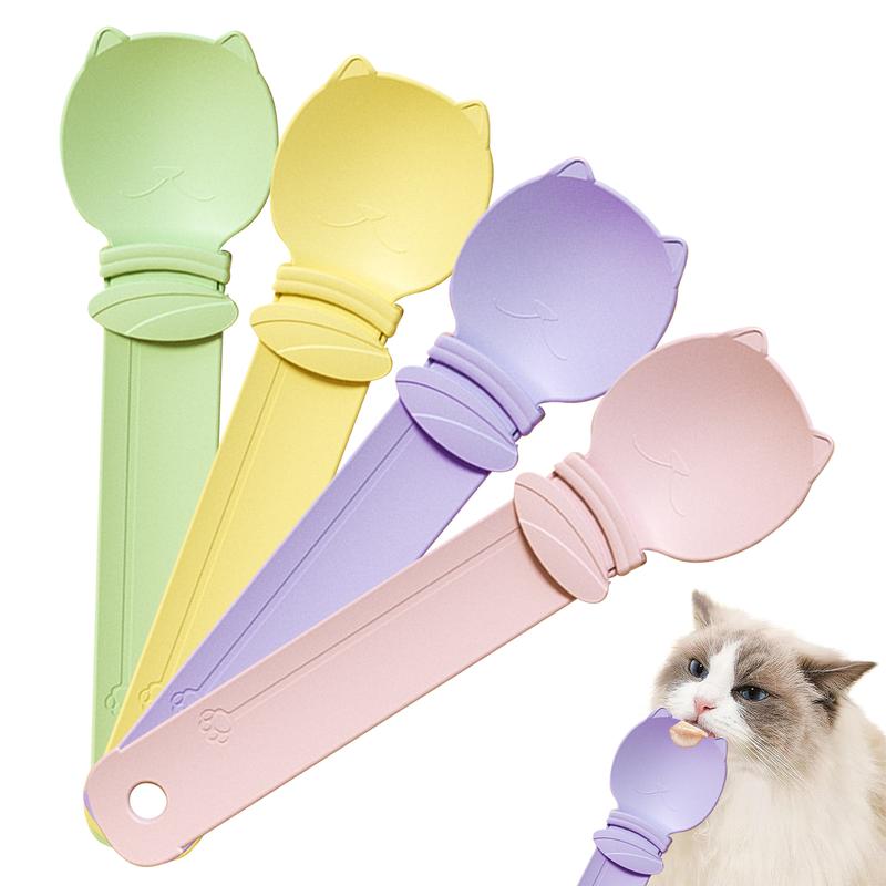 Cat Treat Squeeze Feeding Spoon