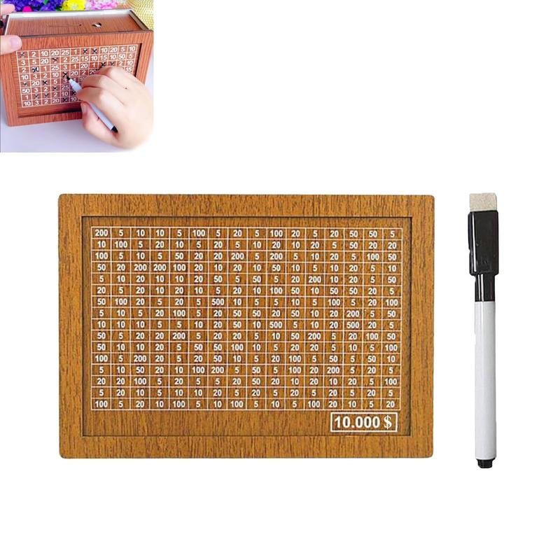 Wooden Cash Saving Box