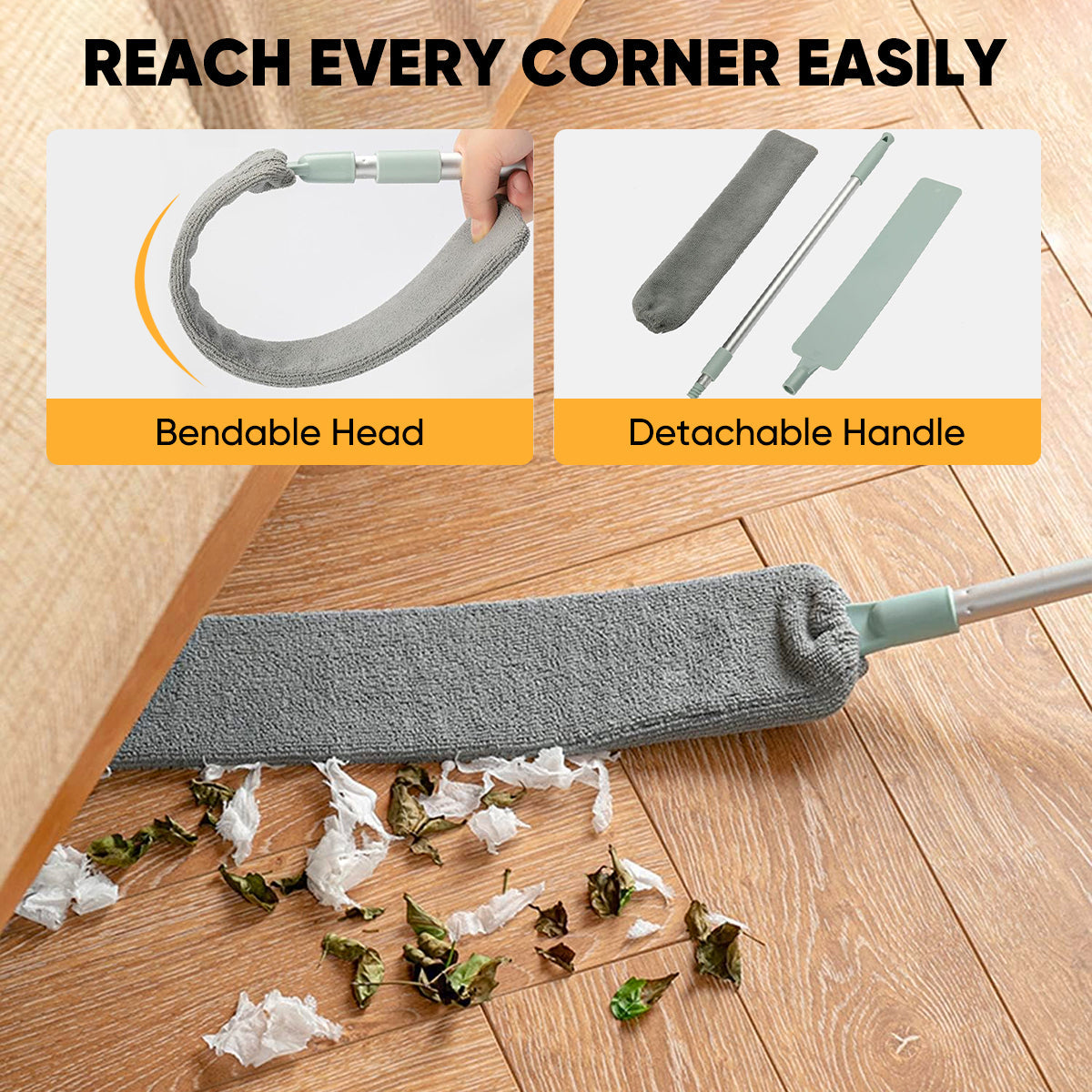 Retractable Gap Dust Cleaning Artifact