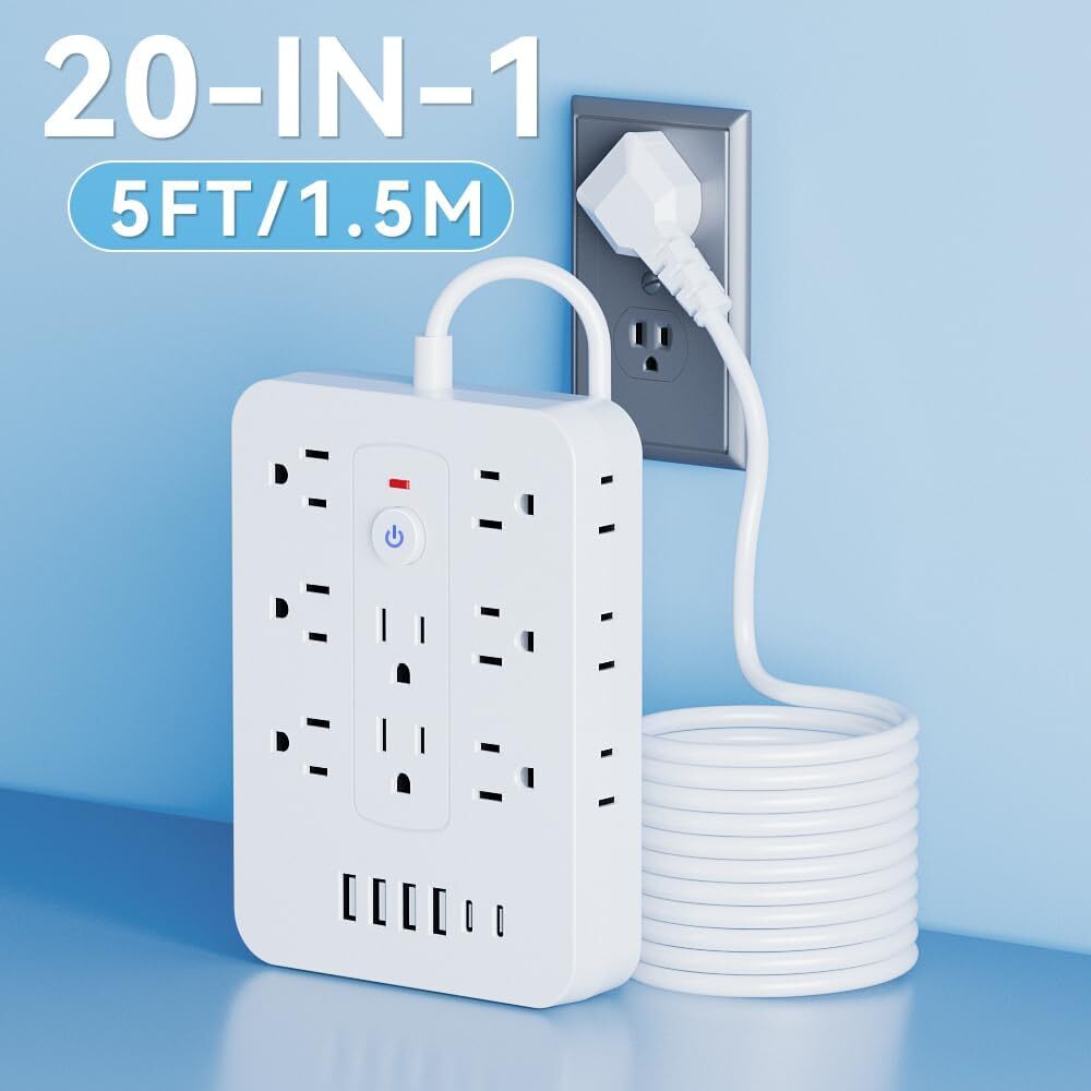 20-in-1 Surge Protector Power Strip