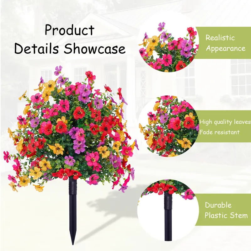 Artificial Faux Flowers Garden Decoration