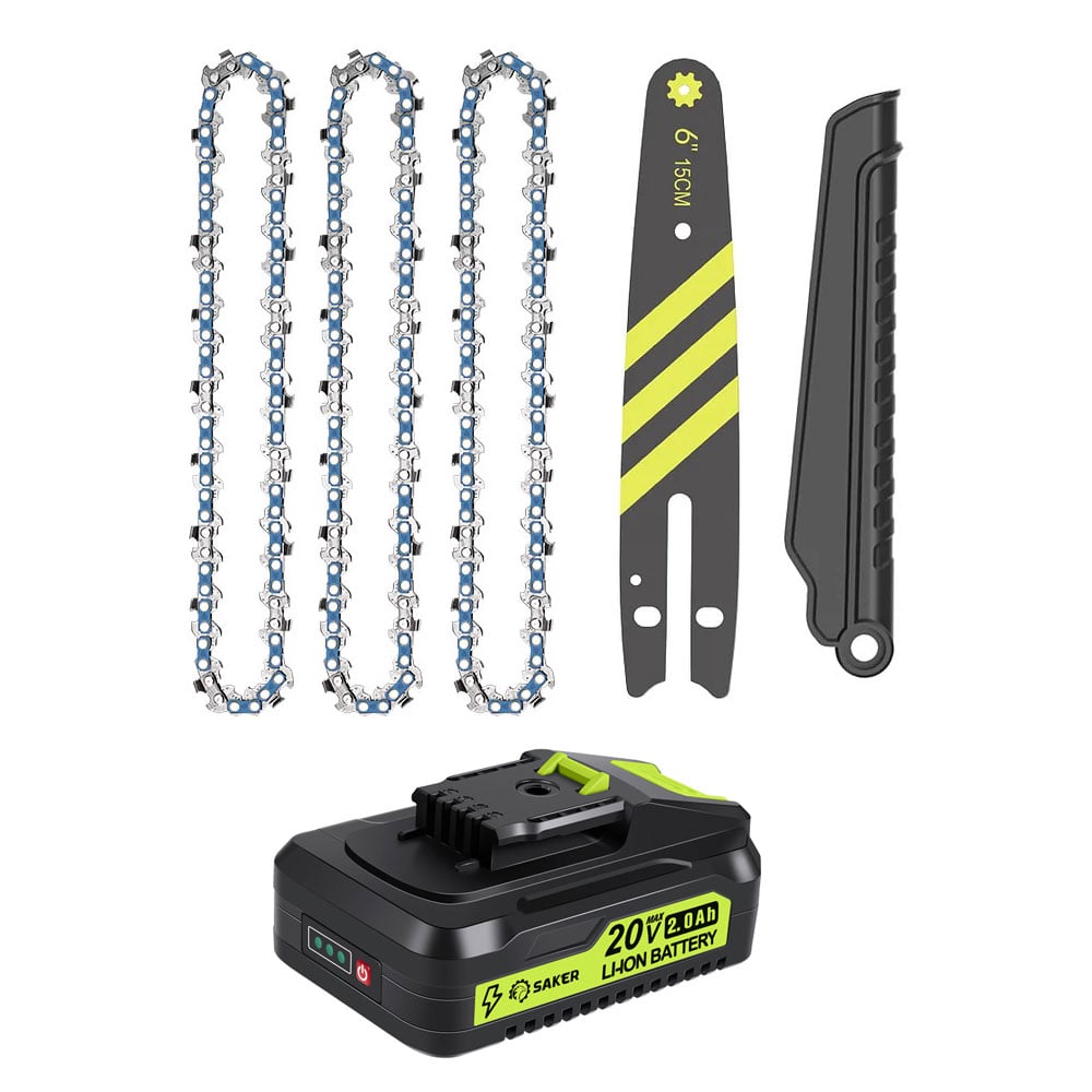 Cordless Pole Saw and Mini Chainsaw