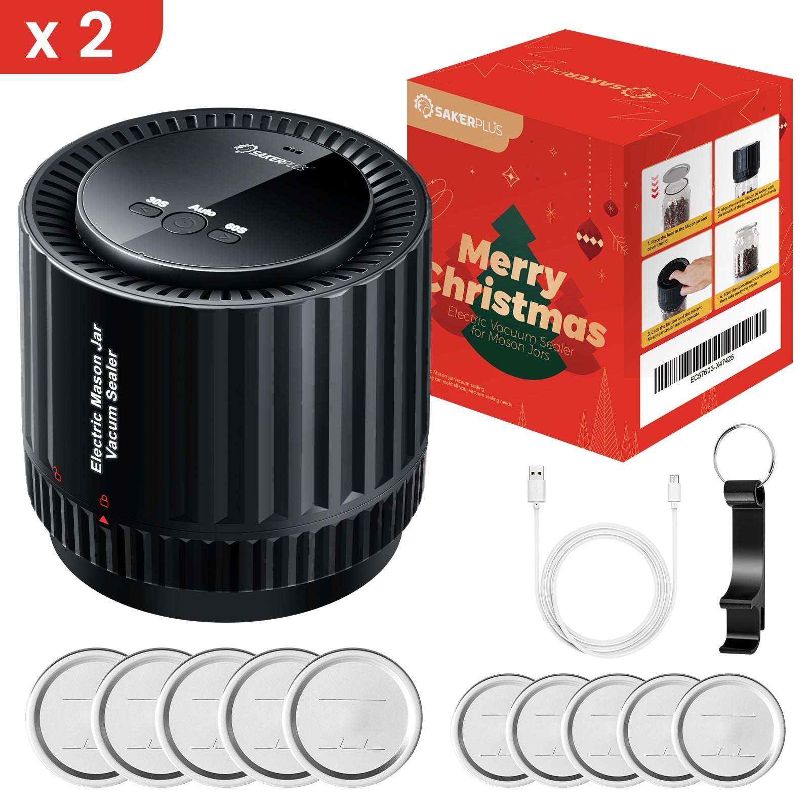 Electric Mason Jar Vacuum Sealer