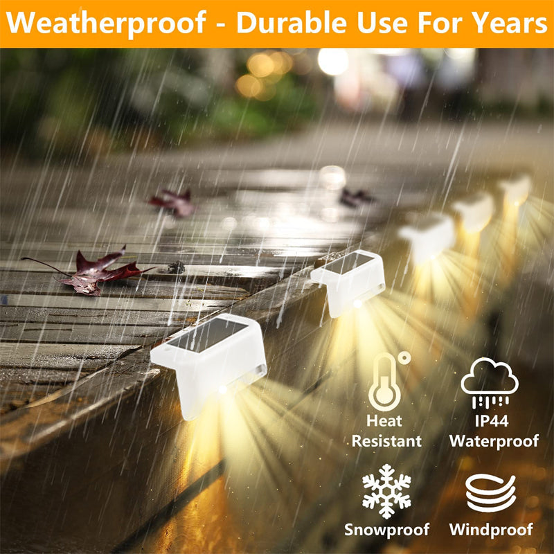 Solar Deck Lights Outdoor 4 Pack
