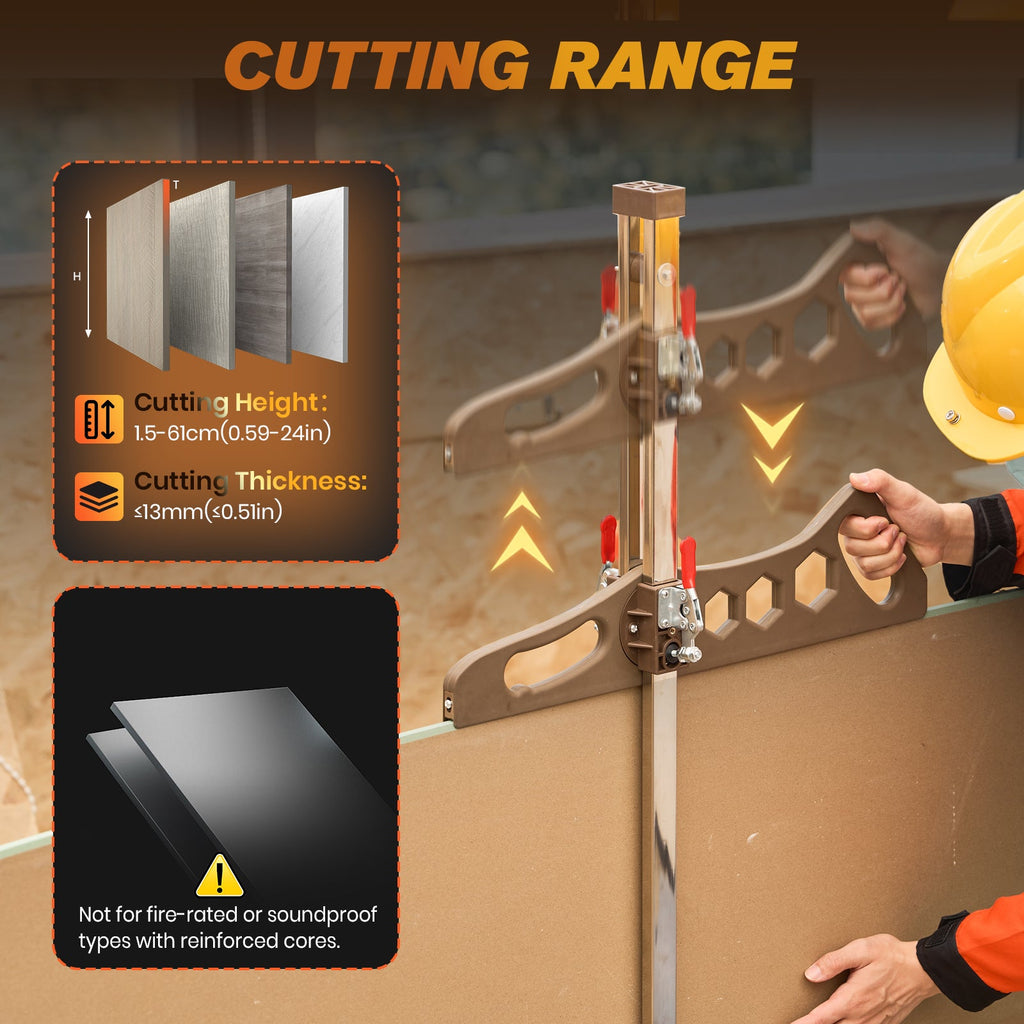 Foldable Drywall Cutting Tool
