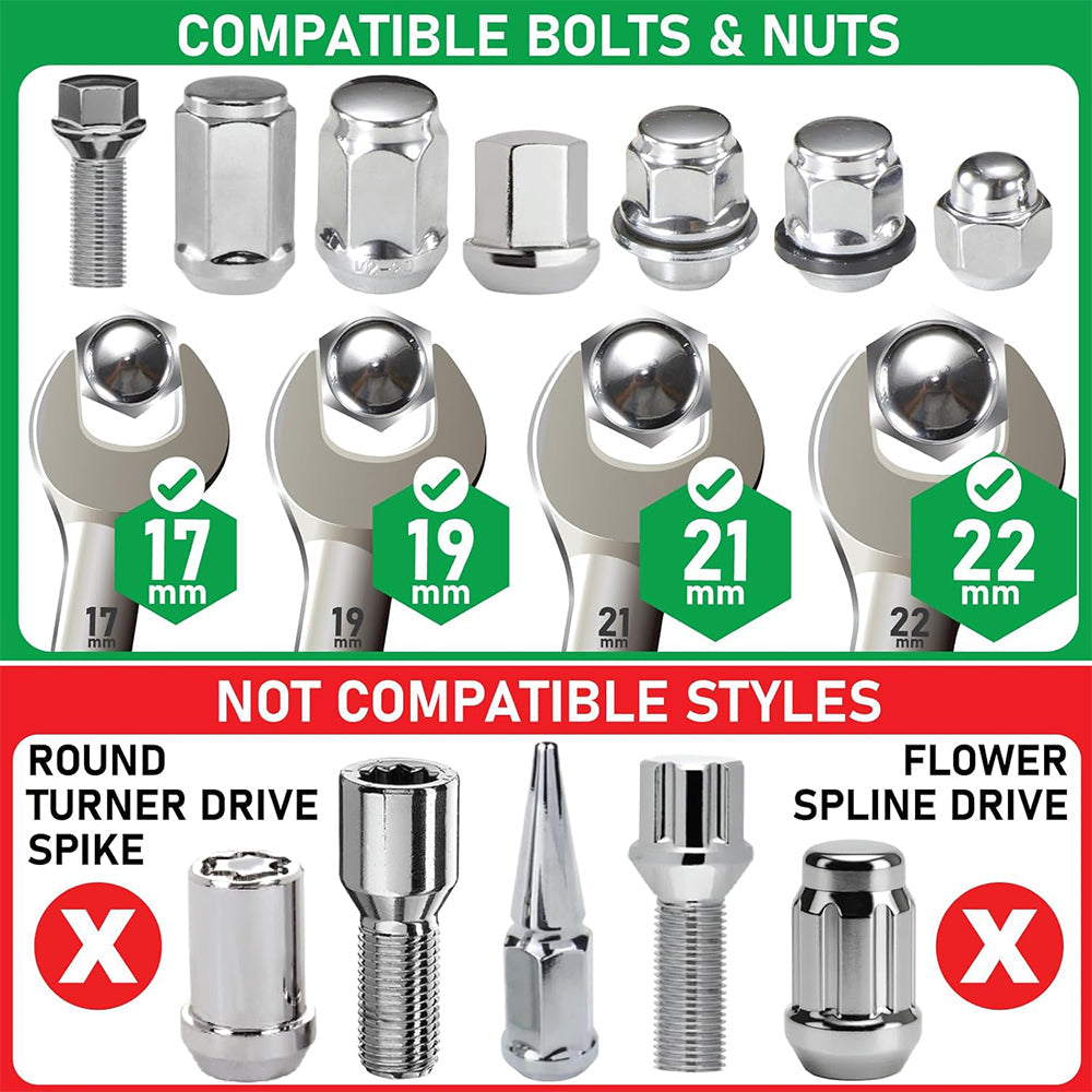 Lug Nut Remover For Damaged Bolts