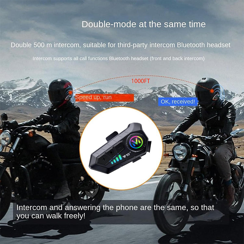 Motorcycle Bluetooth Helmet Headset