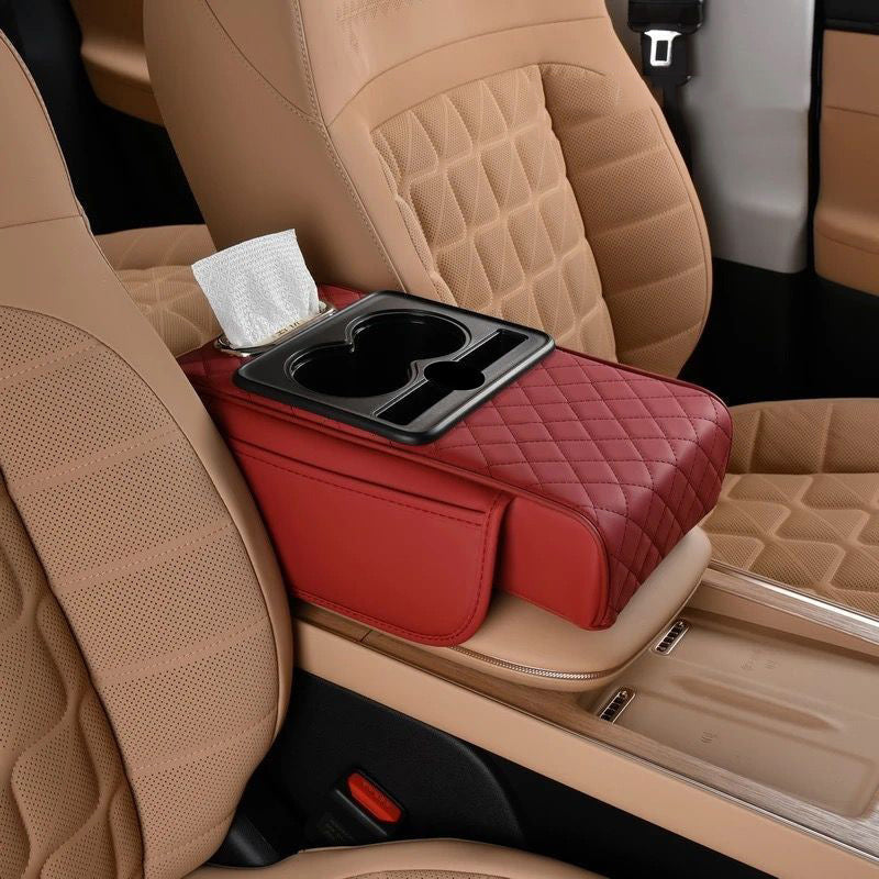 Multifunctional car armrest box pad