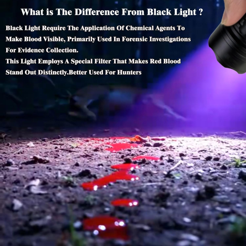 Hunting Blood Tracking Flashlight