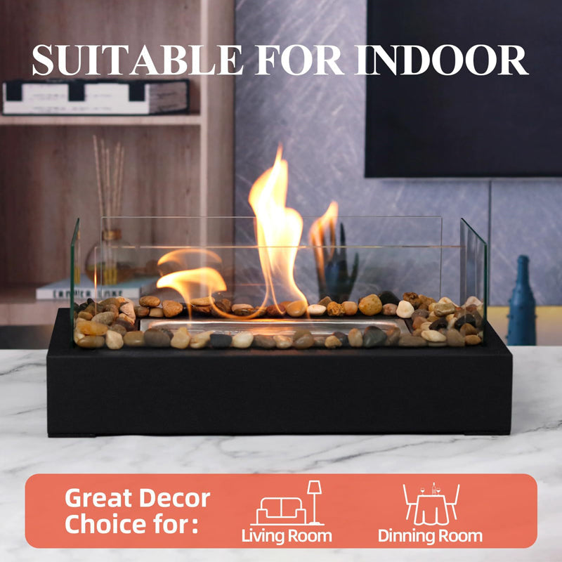 Tabletop Alcohol Fireplace Lamp